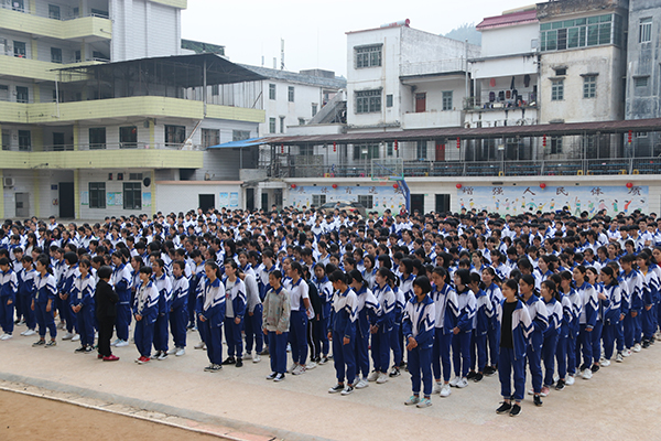 加益中学举行应急疏散演练活动 - 罗定市新版政府门户